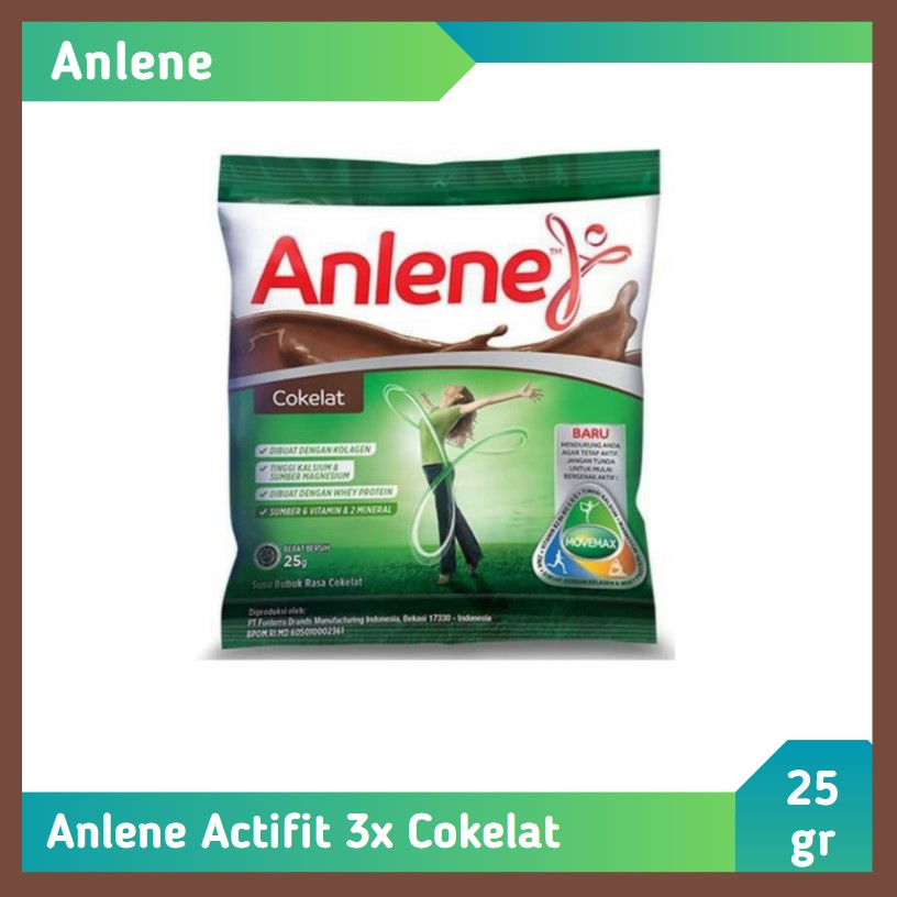 Anlene Actifit 3X Cokelat 25 gr