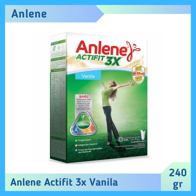 Anlene Actifit 3X Vanila 240 gr