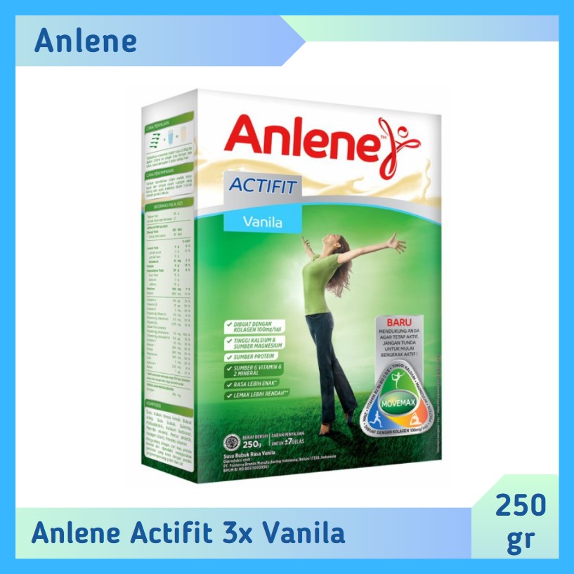 Anlene Actifit 3X Vanila 250 gr