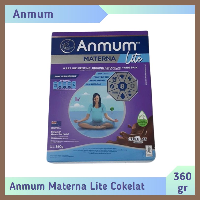 Anmum Materna Lite Cokelat 360 gr