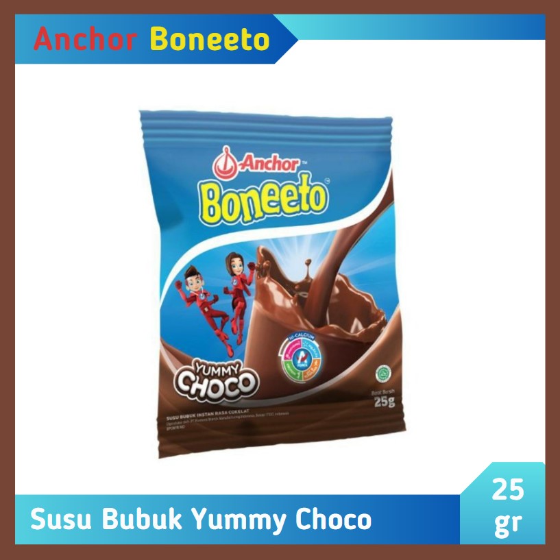 Boneeto Susu Bubuk Yummy Choco 25 gr