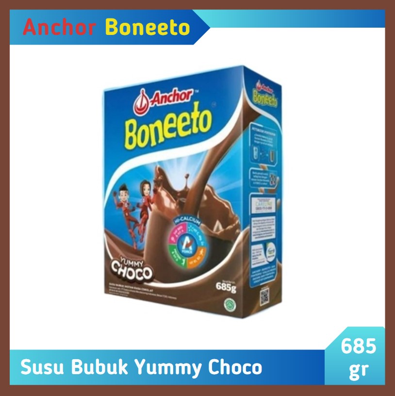 Boneeto Susu Bubuk Yummy Choco 685 gr