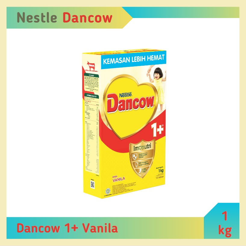 Dancow 1+ Imunutri Vanila 1 kg