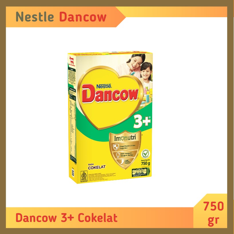 Dancow 3+ Imunutri Cokelat 750 gr