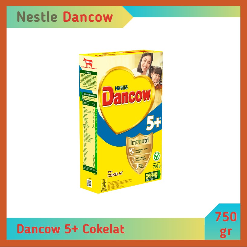 Dancow 5+ Imunutri Cokelat 750 gr