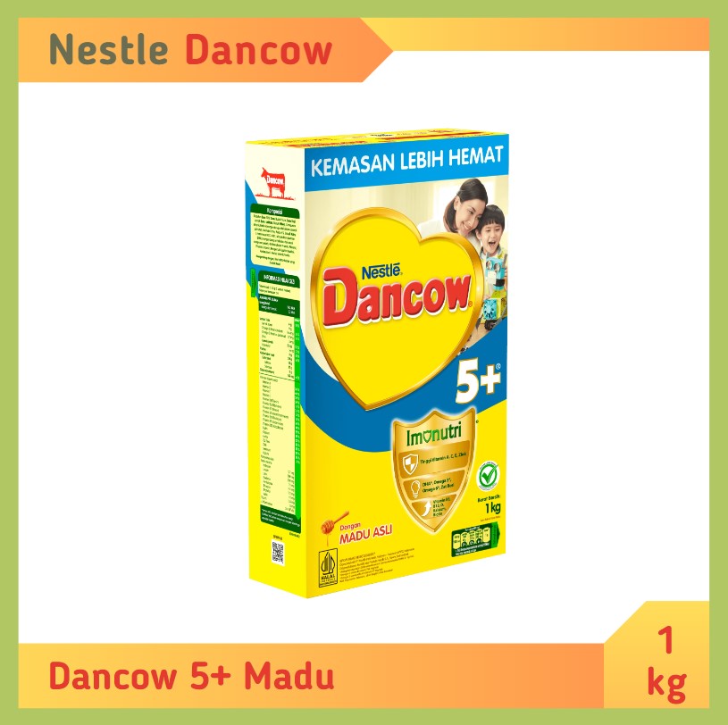 Dancow 5+ Imunutri Madu 1 kg