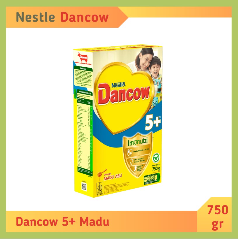 Dancow 5+ Imunutri Madu 750 gr