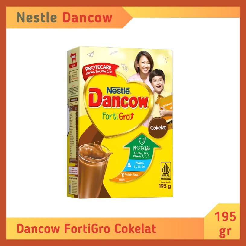 Dancow FortiGro Cokelat 195 gr