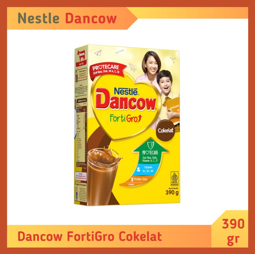 Dancow FortiGro Cokelat 390 gr