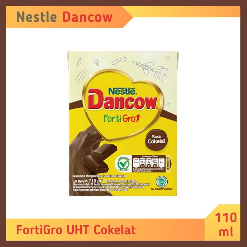 Dancow FortiGro UHT Cokelat 110 ml