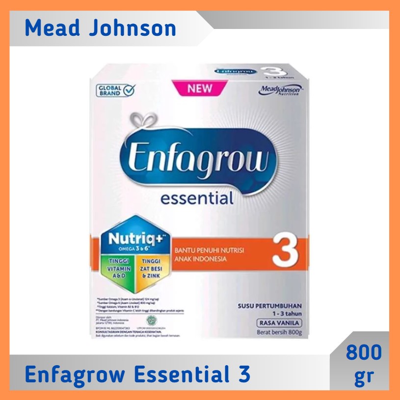 Enfagrow Essential 3 Vanila 800 gr