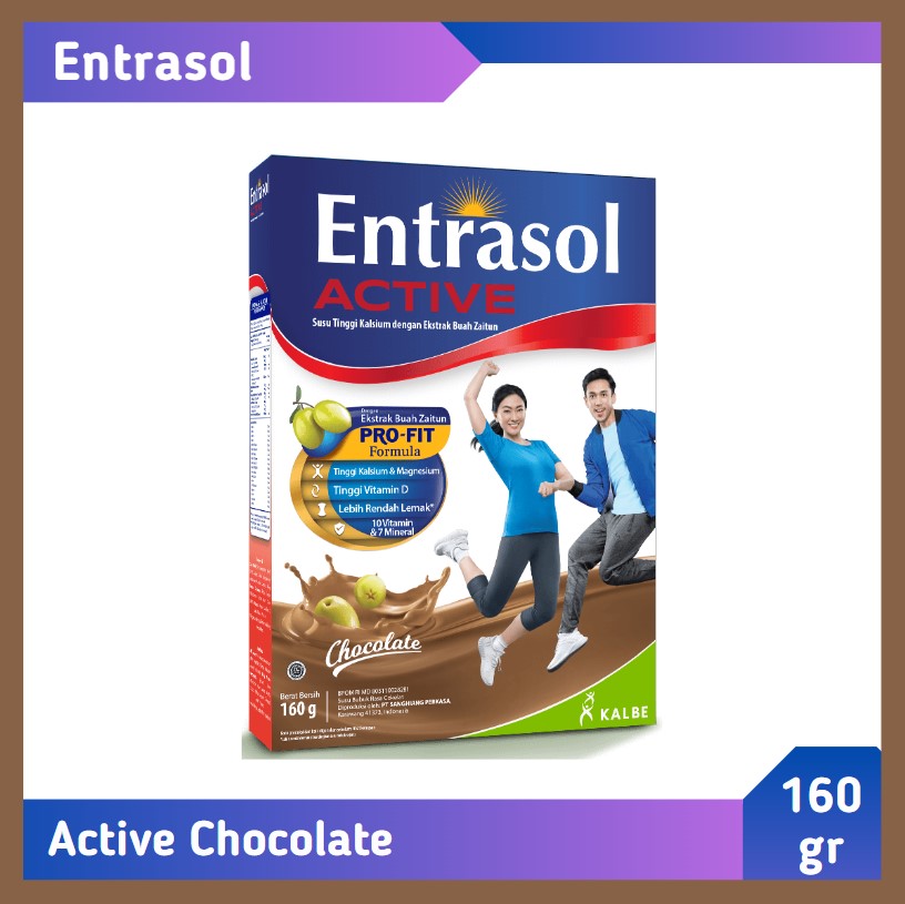 Entrasol Active Chocolate 160 gr