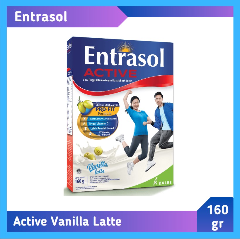 Entrasol Active Vanilla Latte 160 gr