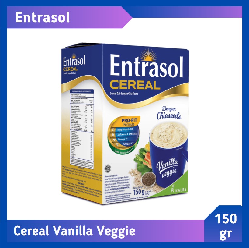 Entrasol Cereal Vanilla Veggie 150 gr