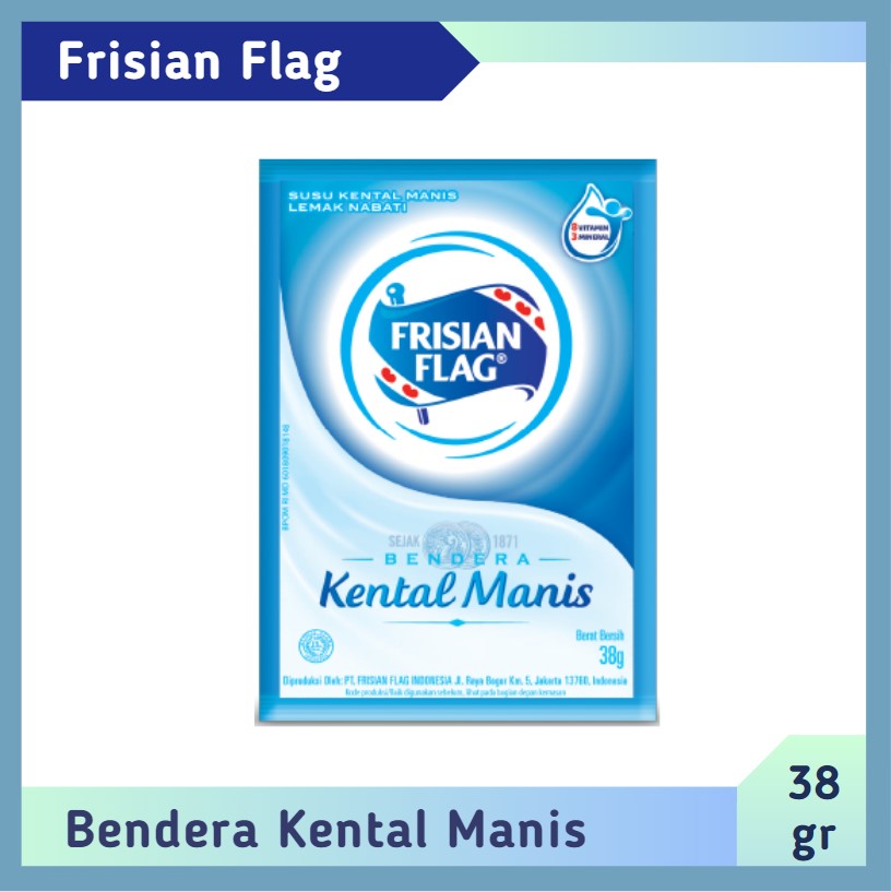 Frisian Flag Bendera Kental Manis 38 gr