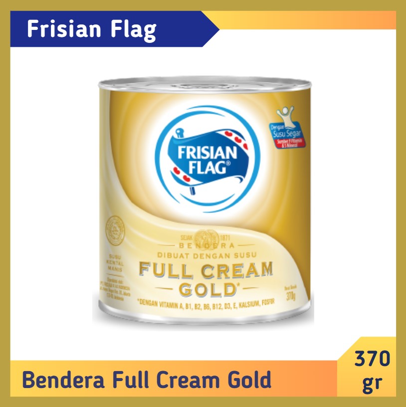 Frisian Flag Bendera Full Cream Gold 370 gr