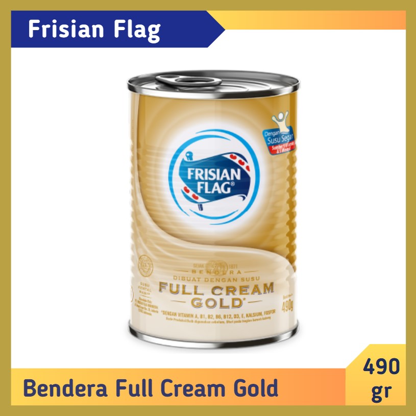 Frisian Flag Bendera Full Cream Gold 490 gr