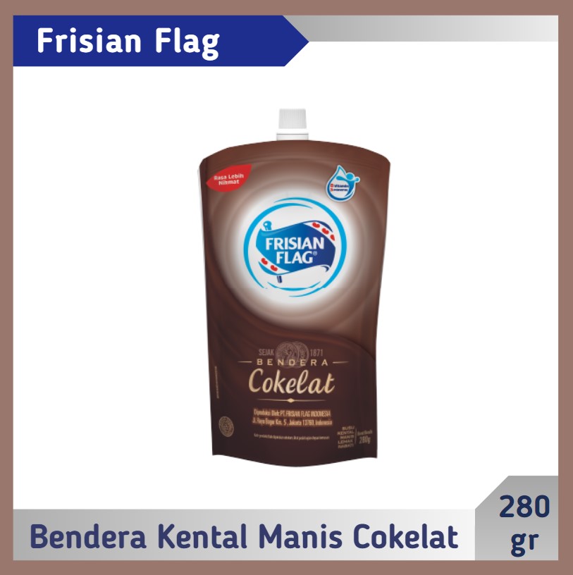 Frisian Flag Bendera Kental Manis Cokelat 280 gr