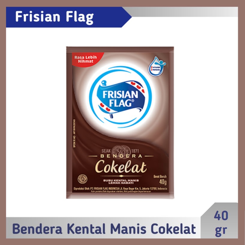 Frisian Flag Bendera Kental Manis Cokelat 40 gr