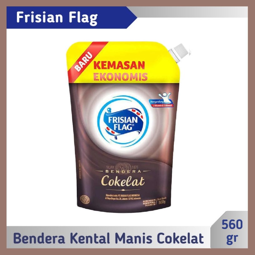 Frisian Flag Bendera Kental Manis Cokelat 560 gr