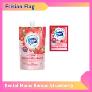Frisian Flag Bendera Kental Manis Korean Strawberry