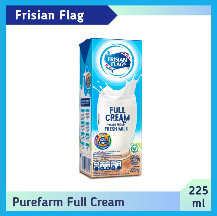 Frisian Flag PureFarm Full Cream 225 ml