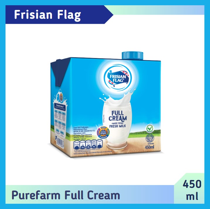Frisian Flag PureFarm Full Cream 450 ml