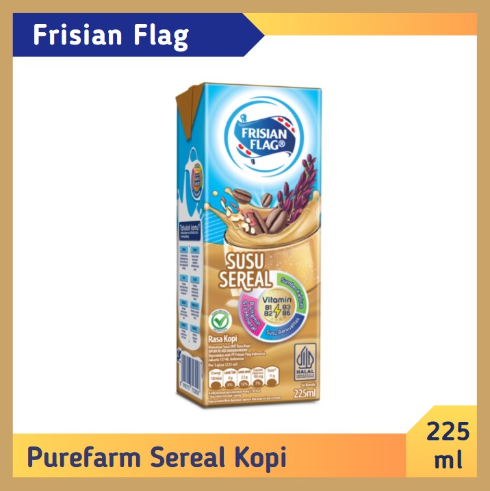 Frisian Flag PureFarm Sereal Kopi 225 ml