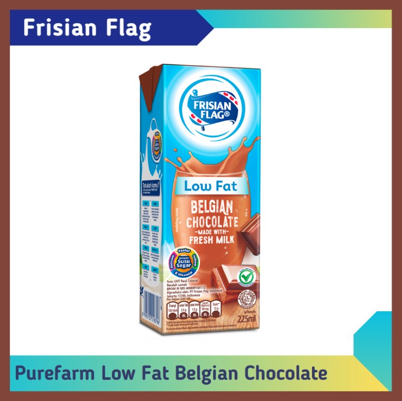 Frisian Flag PureFarm Low Fat Belgian Chocolate