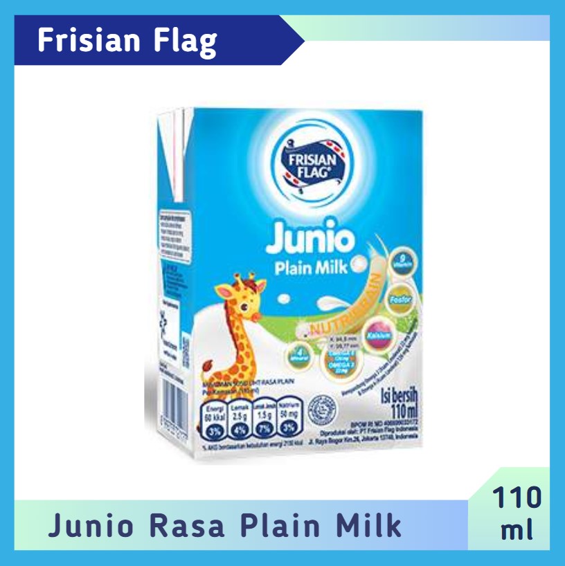 Frisian Flag Junio Plain Milk 110 ml