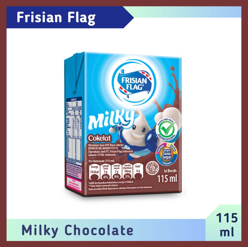 Frisian Flag Milky Cokelat 115 ml