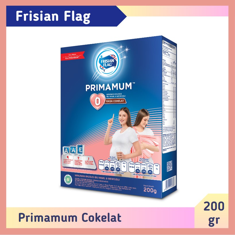 Frisian Flag Primamum cokelat 200 gr
