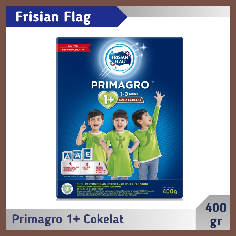 Frisian Flag Primagro 1+ Cokelat 400 gr