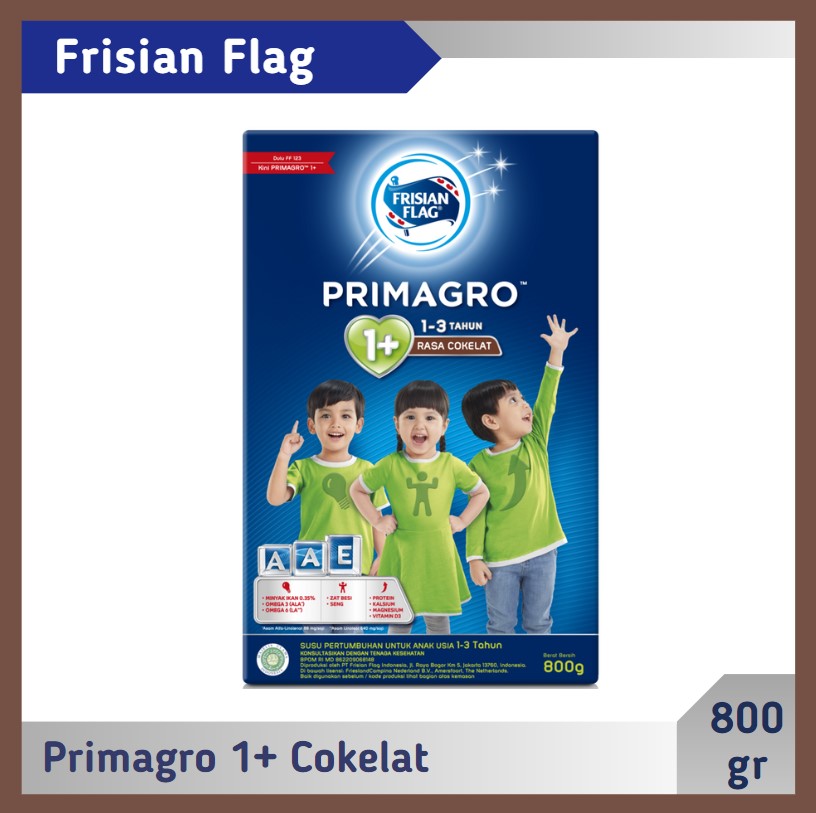 Frisian Flag Primagro 1+ Cokelat 800 gr