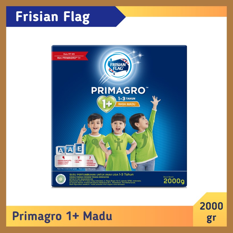 Frisian Flag Primagro 1+ Madu 2000 gr