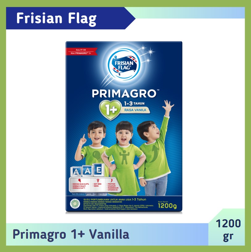 Frisian Flag Primagro 1+ Vanilla 1200 gr