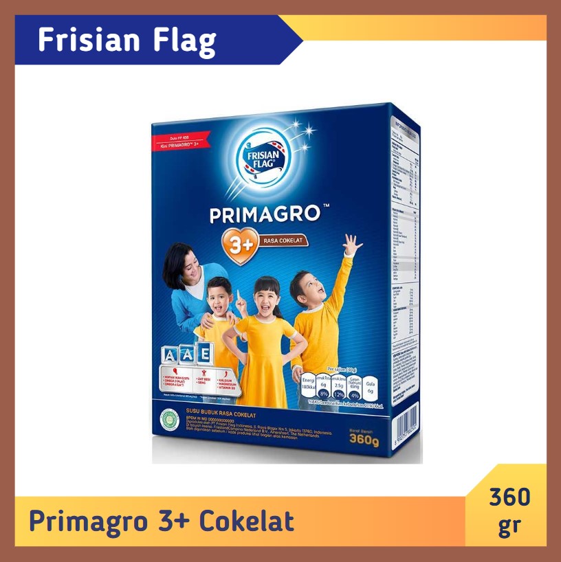 Frisian Flag Primagro 3+ Cokelat 360 gr