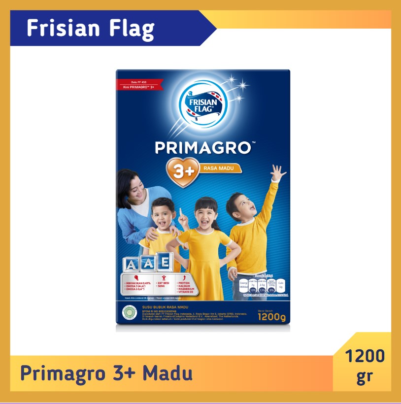 Frisian Flag Primagro 3+ Madu 1200 gr