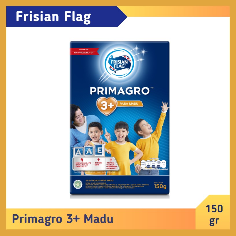Frisian Flag Primagro 3+ Madu 150 gr