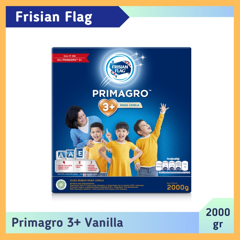Frisian Flag Primagro 3+ Vanilla 2000 gr