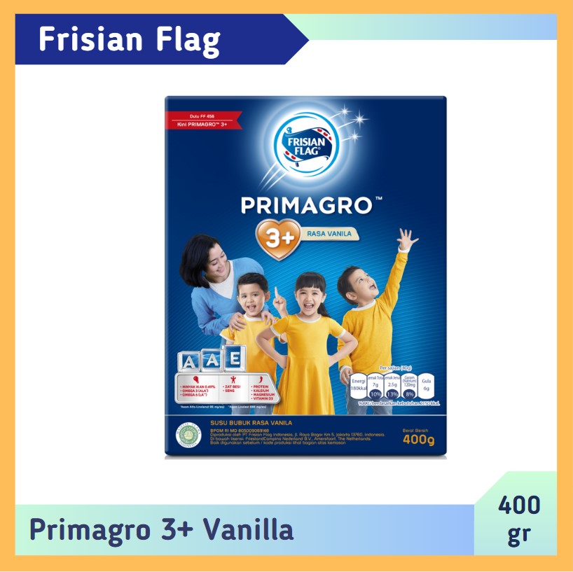 Frisian Flag Primagro 3+ Vanilla 400 gr