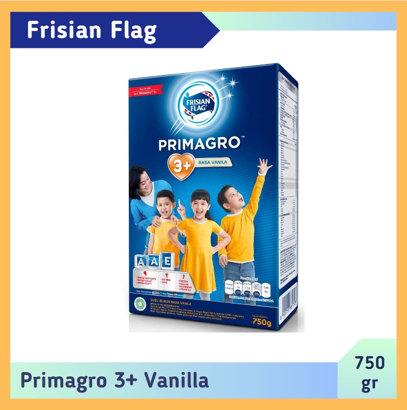 Frisian Flag Primagro 3+ Vanilla 750 gr