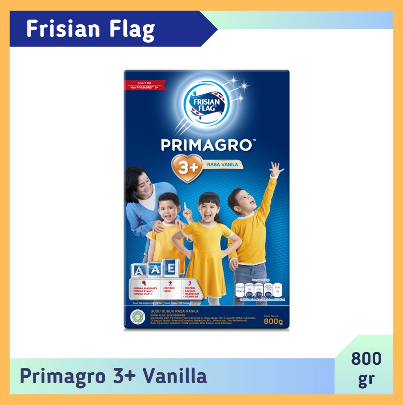 Frisian Flag Primagro 3+ Vanilla 800 gr