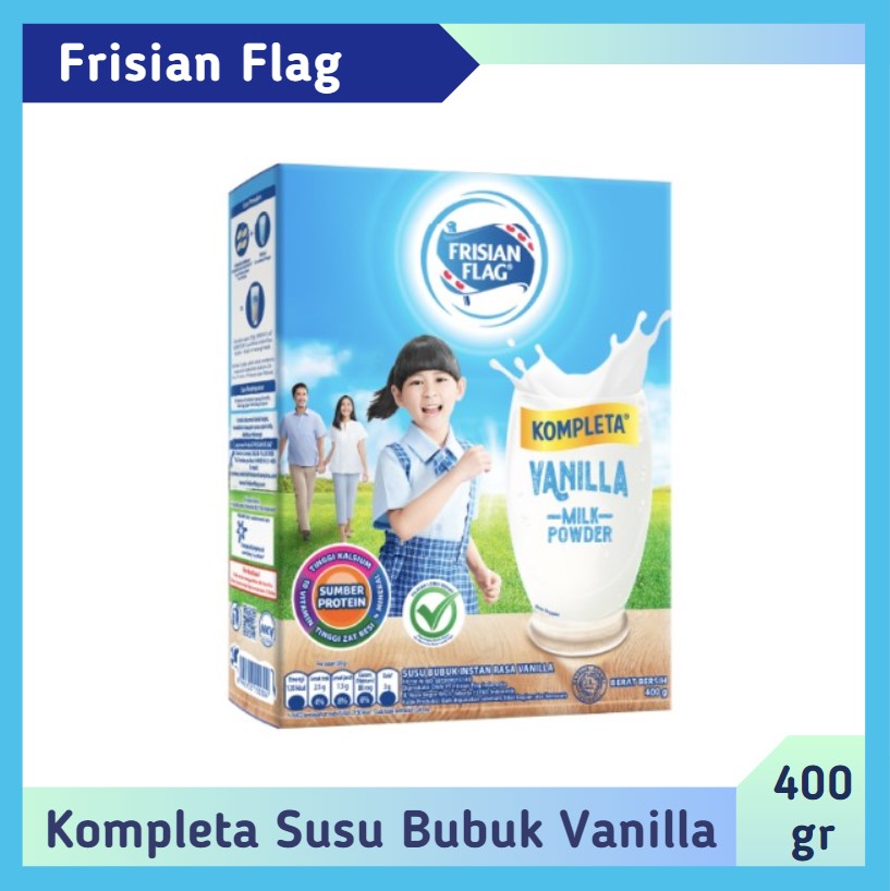 Frisian Flag Susu Bubuk Kompleta Vanilla 400 gr