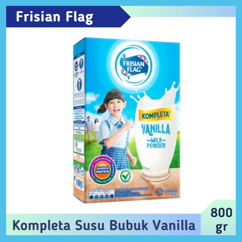 Frisian Flag Susu Bubuk Kompleta Vanilla 800 gr