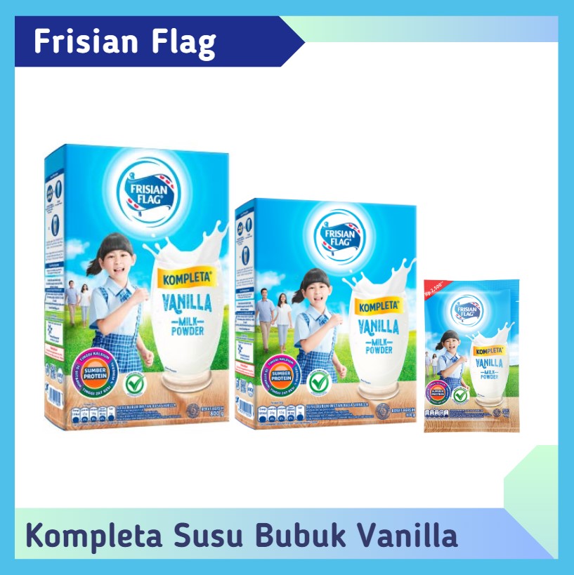 Frisian Flag Susu Bubuk Kompleta Vanilla