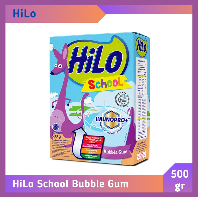 HiLo School Bubble Gum 500 gr