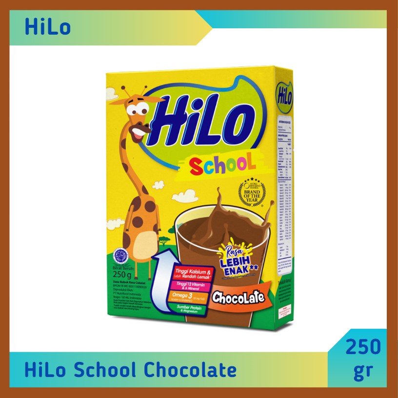 HiLo School Chocolate 250 gr