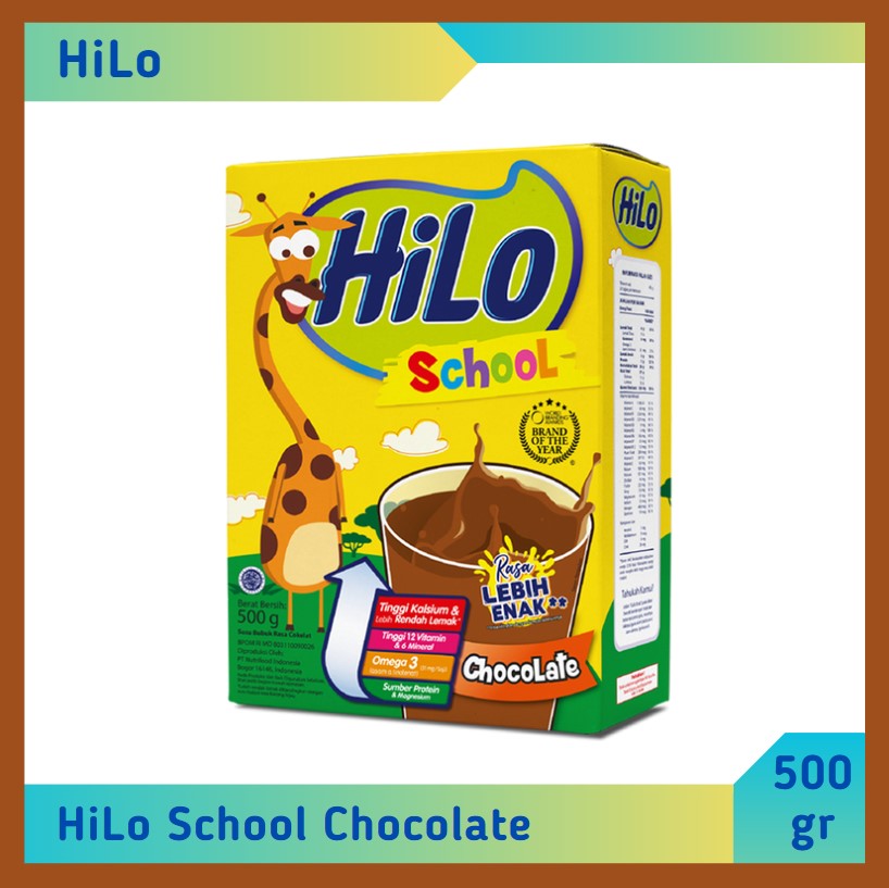 HiLo School Chocolate 500 gr