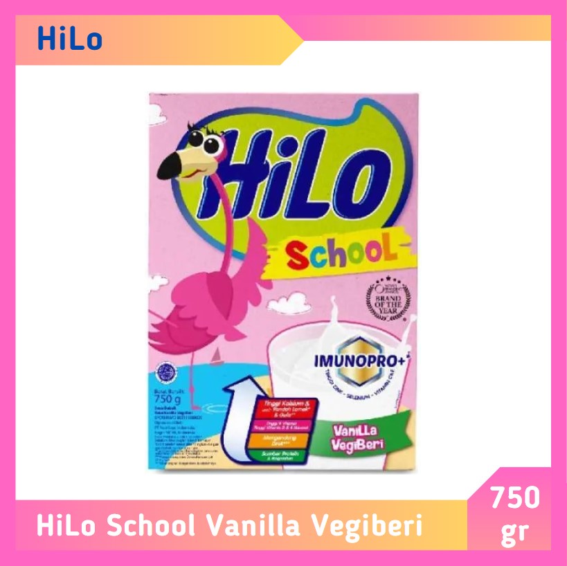 HiLo School Vanilla Vegiberi 750 gr